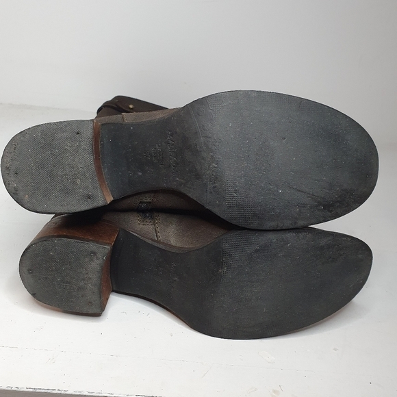 Malìparmi Suede Leather Heeled Long Boot Size 37 - Picture 10 of 13